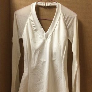 NFL All Sport Couture Jersey Halter Top - white size Small